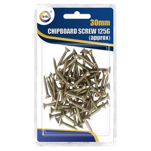 Buy wholesale 30mm chipboard screws 125g Supplier UK