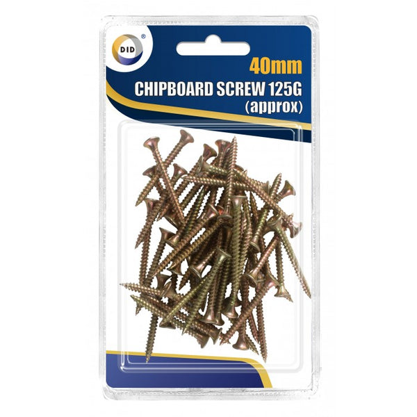 Buy wholesale 40mm chipboard screws 125g Supplier UK