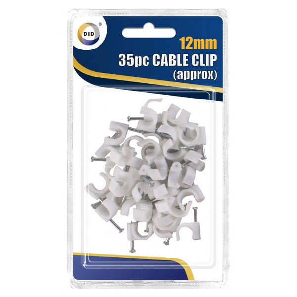 Buy wholesale 35pc 12mm cable clips Supplier UK