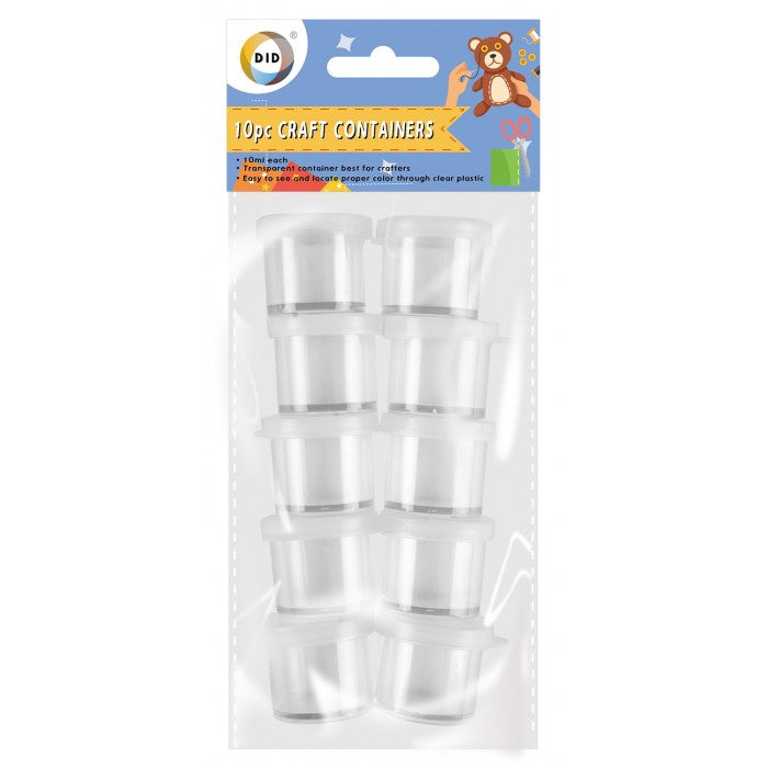 10pc Craft Containers