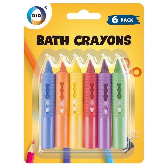 Buy wholesale 6pc scribble & scrub bath crayons Supplier UK