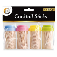 Buy wholesale 4 x 150pc cocktail sticks Supplier UK