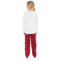 Kids Oh Deer Christmas Fleece Pyjama Set

