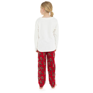 Kids Oh Deer Christmas Fleece Pyjama Set
