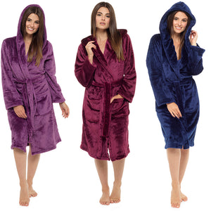 Ladies Shimmer Fleece Robe