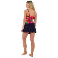 Ladies Tropical Print Swim Skirt
