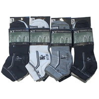 Mens Design NY Trainer Socks (3 Pair Pack)