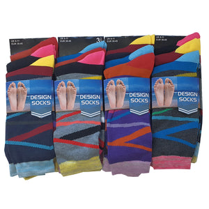 Mens Design Socks (3 Pair Pack)