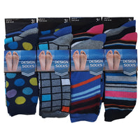 Mens Design Socks (3 Pack)