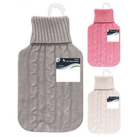Buy wholesale 2litre hot water bottle & knitted cover Supplier UK