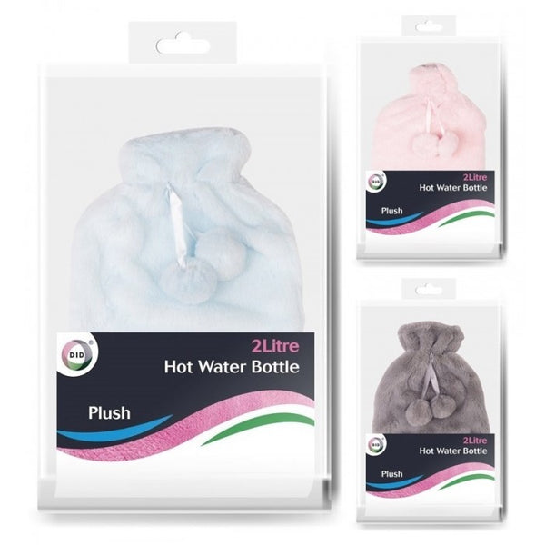 Buy wholesale 2litre hot water bottle & deluxe plush cover Supplier UK