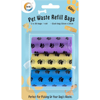 3 x 20pc Pet Waste Refill Bags