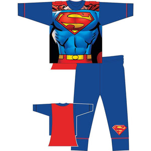 Boys Superman Novelty PJ Pyjama Set