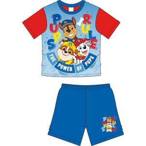 Boys Licensed Toddler Paw Patrol Short PJ Pyjama Set