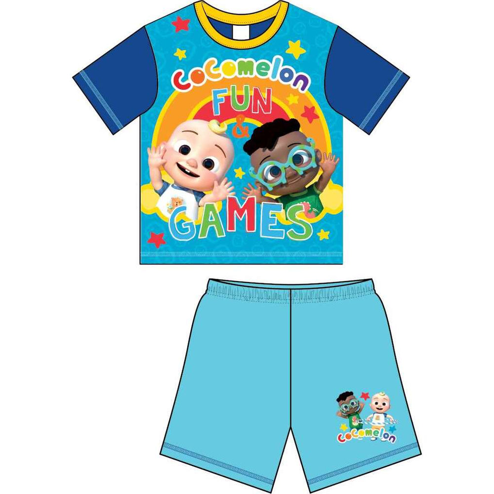 Boys Character Toddler Cocomelon Short PJ Pyjama Set
