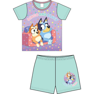 Girls Licensed Toddler Bluey Short PJ Pyjama Set