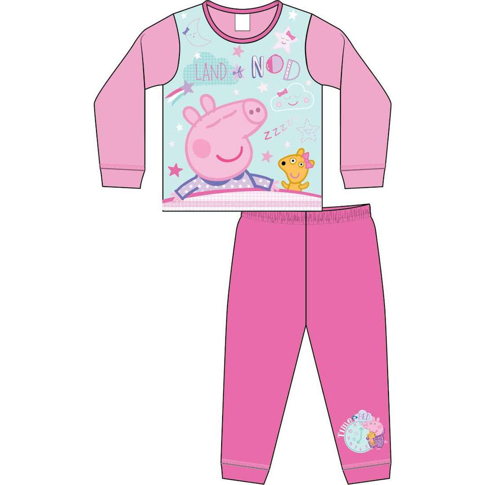 Girls Licensed Toddler Peppa Pig PJ Pyjama Set