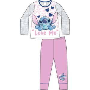 Girls Lilo And Stitch Older PJ Pyjama Set