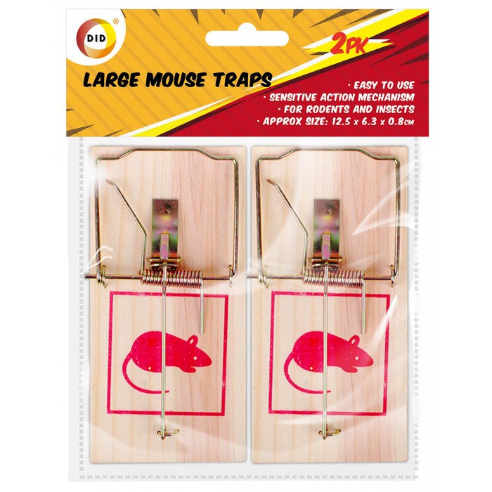 Buy wholesale 2pc large mouse traps Supplier UK