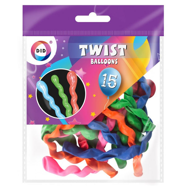 Buy wholesale 15pc twist balloons Supplier UK