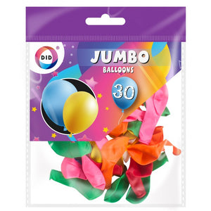 Buy wholesale 30pc jumbo balloons Supplier UK
