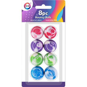 8pc Bouncy Balls