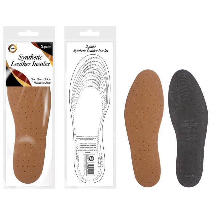Buy wholesale 2pairs synthetic leather insoles Supplier UK