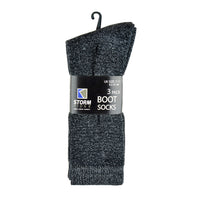 Mens Cotton Rich Boot Socks (3 Pack)