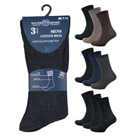 Mens Soft Top Socks (3 Pack)