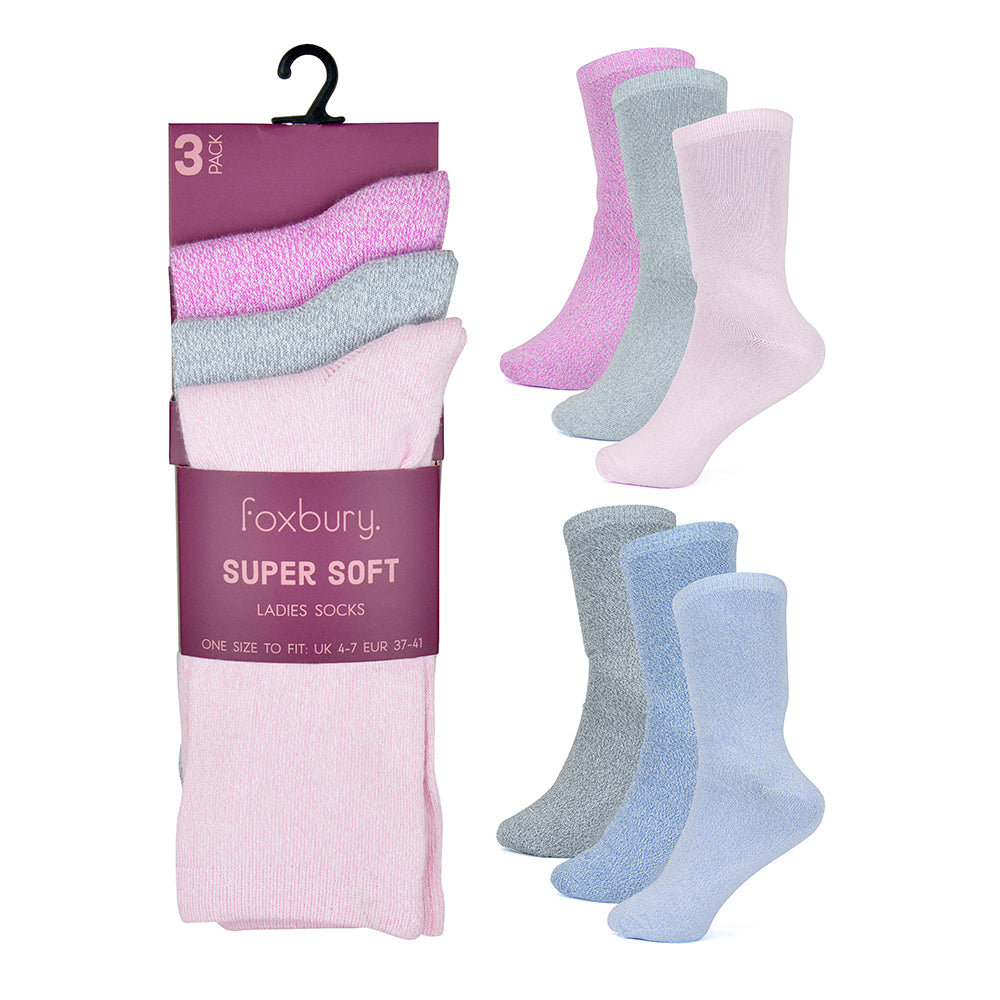 Ladies Super Soft Socks (3 Pack)