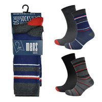 Mens Design Socks (2 Pack)