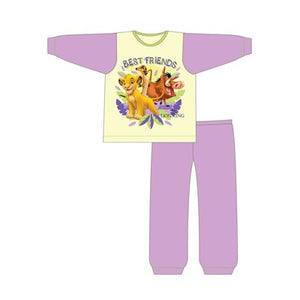 Girls Toddler Cartoon Character Lion King Long Sleeve Pyjama Set