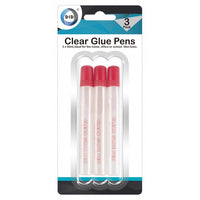 Buy wholesale 3pc clear glue pens Supplier UK