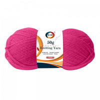 50g Knitting Yarn - Pink