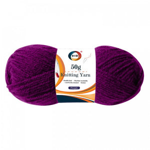 50g Knitting Yarn - Purple