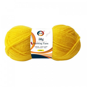 50g Knitting Yarn - Yellow