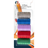 5pc Assorted Colour Thread Spools