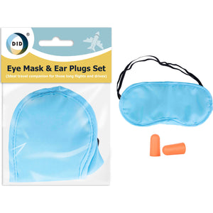 Eye Mask & Ear Plugs Set