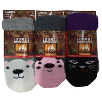 Ladies Gripper Lounge Thermal Socks Extra Thick (1 Pack)