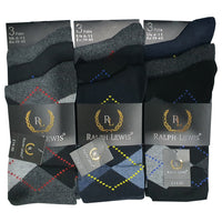 Mens Argyle Design Pattern Suit Socks (3 Pair)

