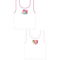 Girls Cartoon Character Disney Princess Vests (2 Pack)