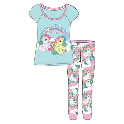 Ladies Woman Cartoon Character My Little Pony Pyjama Set