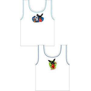 Boys Cartoon Character Bing Vests (2 Pack)