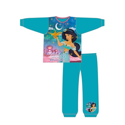 Girls Toddler Cartoon Character Aladdin Long Sleeve Pyjama Set
