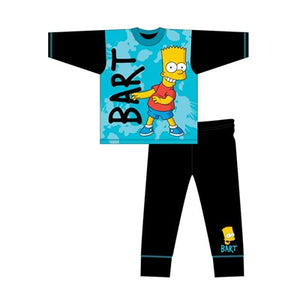 Boys Bart Simpsons Sub Long Sleeve Pyjama Set