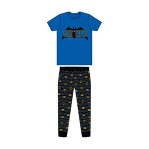 Mens Cartoon Character Batman Pyjama Set