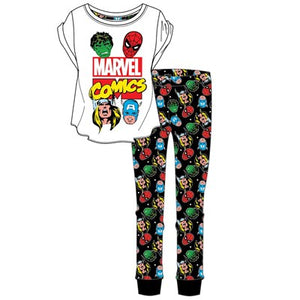 Ladies Woman Cartoon Character Marvel Comics Pyjama Set