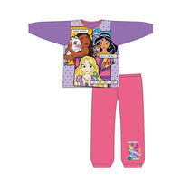 Girls Toddler Cartoon Character Dsiney Princess Long Sleeve Pyjama Set