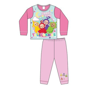 Girls Toddler Cartoon Character Teletubbies Long Sleeve Pyjama Set