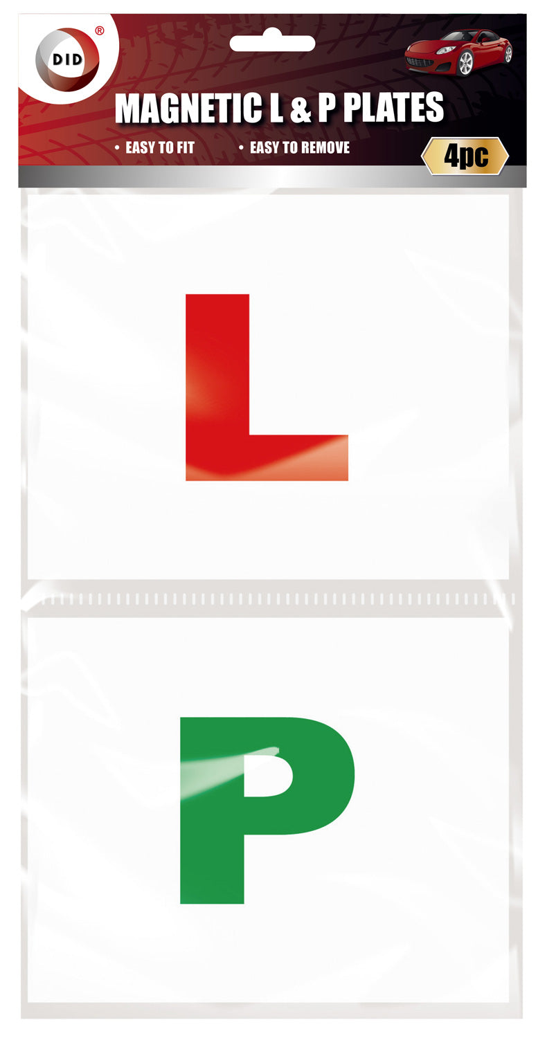 Buy Wholesale 4pc magnetic l & p plates Colour: Red,green Size